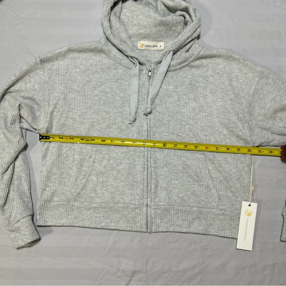 Ocean Drive Light Gray Women's Hoodie! Brings Soft to a new Level! - Picture 8 of 9